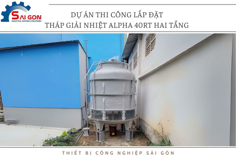 Tháp giải nhiệt Alpha 40RT hai tầng tại Hồ Chí Minh-2