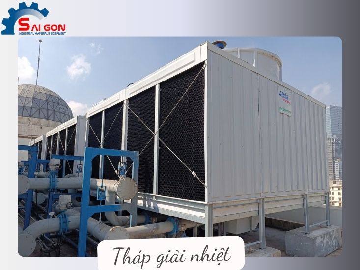 Tháp giải nhiệt được hoàn thành