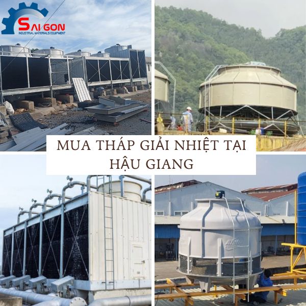 Tháp giải nhiệt tại Hậu Giang chính hãng, giá rẻ