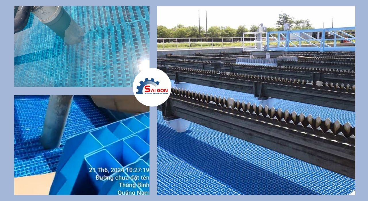 Một số hình ảnh của dự án lắp đặt tấm lắng Lamen