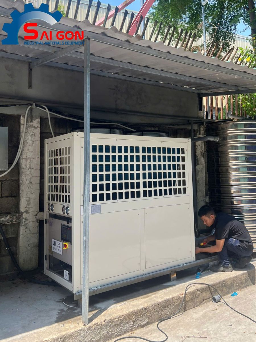 Hình ảnh dự án Chiller 15HP tại Bình Dương