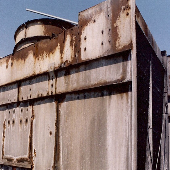 tháp giải nhiệt bị ăn mòn trong quá trình sử dụng- thiết bị công nghiệp sài gòn
