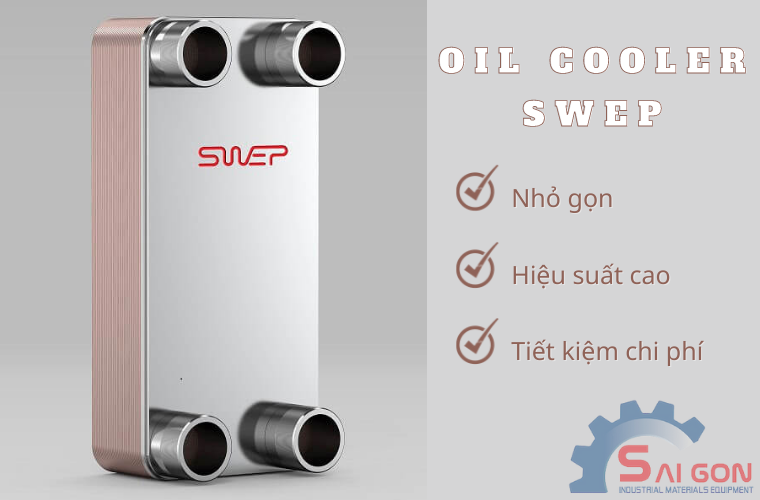 Bộ giải nhiệt dầu SWEP có nhiều ưu điểm như hiệu suất cao, nhỏ gọn, tiết kiệm chi phí,...