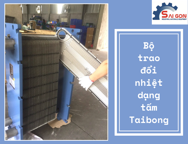Bộ trao đổi nhiệt Taibong có kích thước nhỏ, hiệu suất cao.