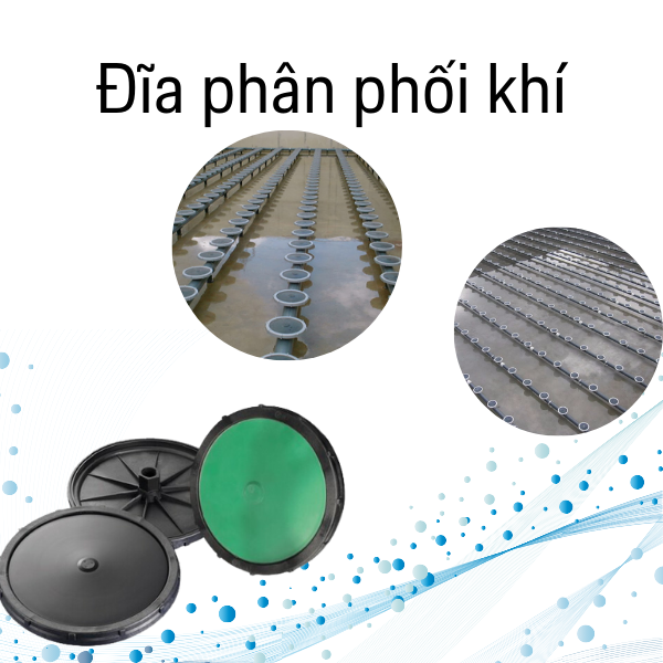 Đĩa phân phối khí đem lại nhiều tác dụng cho bể xử lý nước
