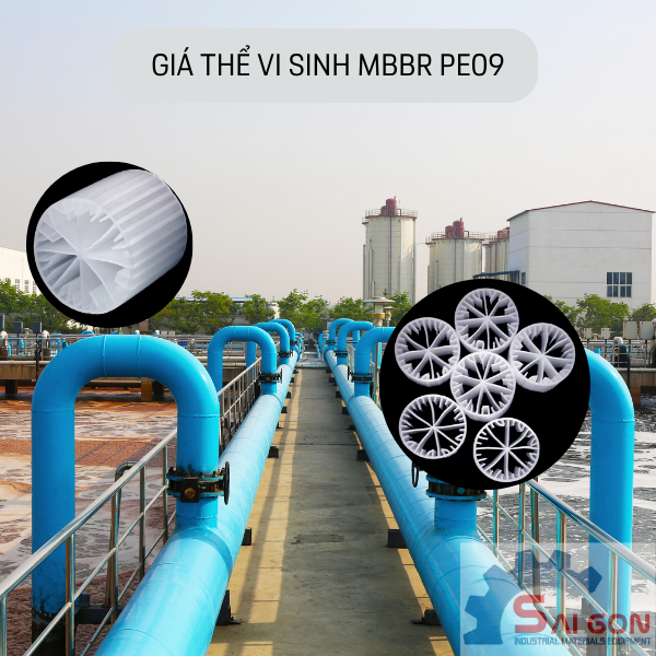Giá thể vi sinh MBBR PE09 trong xử lý nước thải