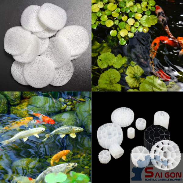 Tác dụng của hạt lọc Kaldnes trong hệ thống lọc nước hồ nuôi cá KOI
