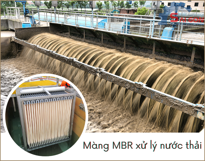 Màng lọc MBR có khả năng loại bỏ chất vô cơ, hữu cơ và vi sinh vật trong nước thải.