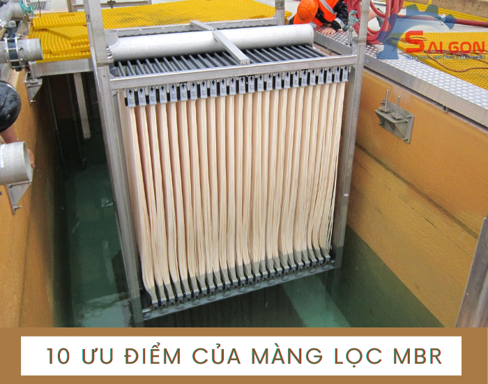 Màng MBR có kích thước nhỏ gọn, xử lý nước hiệu quả, vận hành dễ dàng,...