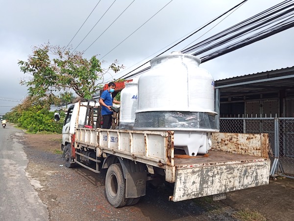 Vận chuyển tháp giải nhiệt đến Tiền Giang