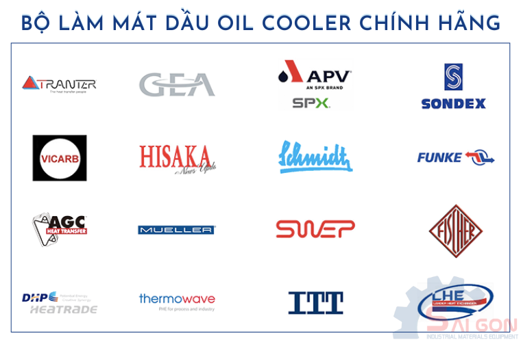 Thiết Bị Sài Gòn chuyên bán bộ làm mát dầu Oil Cooler chính hãng Alfa Laval, Taibong, Sondex, Gea, Hisaka,...