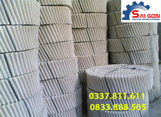 tấm tản nhiệt pvc trắng tháp giải nhiệt công nghiệp sài gòn 01