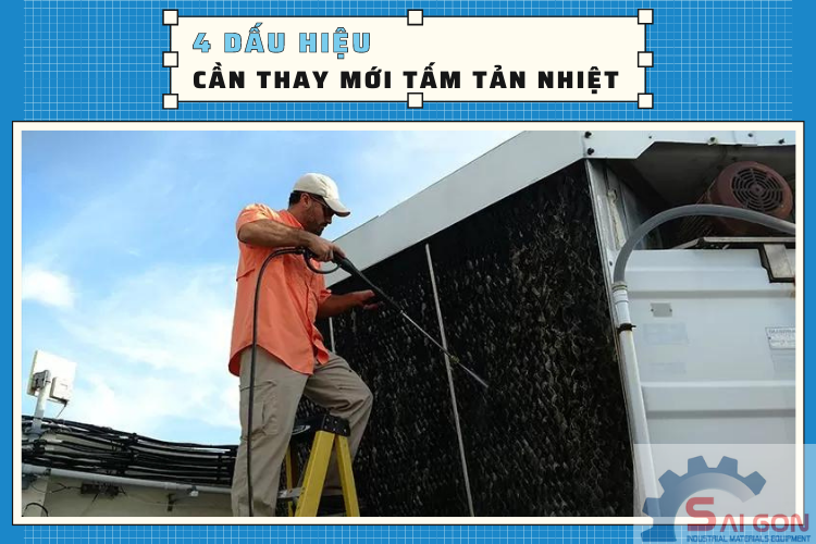 Có 4 dấu hiệu cơ bản dùng để nhận biết tấm tản nhiệt cần được thay mới