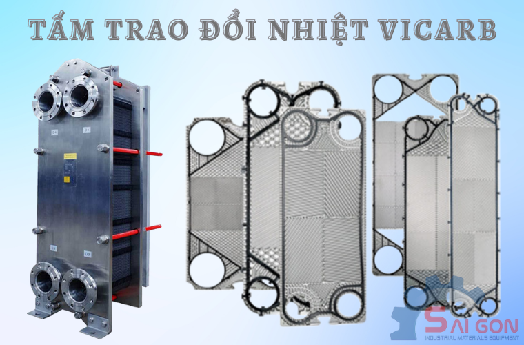 Bộ trao đổi nhiệt dạng tấm Vicarb, tấm trao đổi nhiệt Vicarb