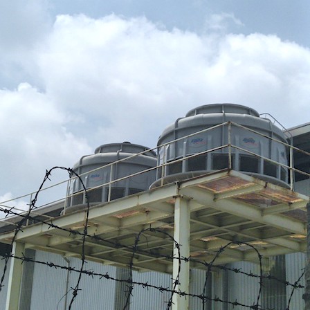 Tháp giải nhiệt 175RT sau khi được lắp đặt