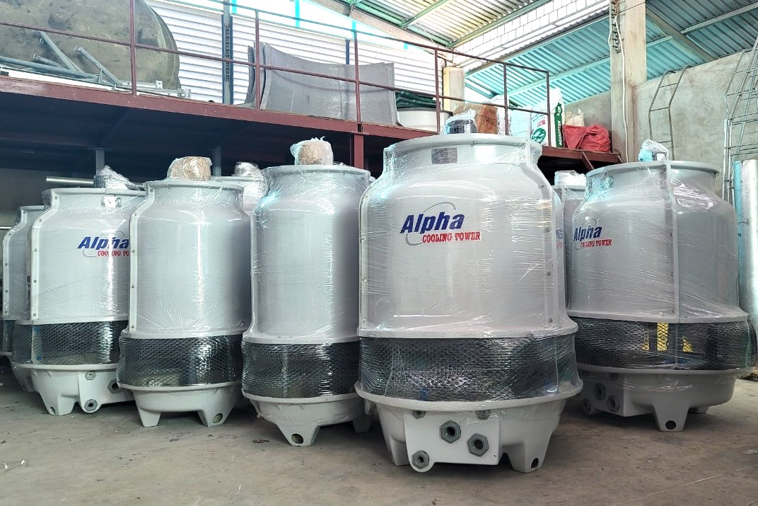 Alpha là tháp giải nhiệt kho lạnh được sử dụng nhiều tại Việt Nam