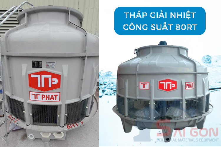 Tháp giải nhiệt Tashin 80RT lắp đặt tại Yên Phong, Bắc Ninh