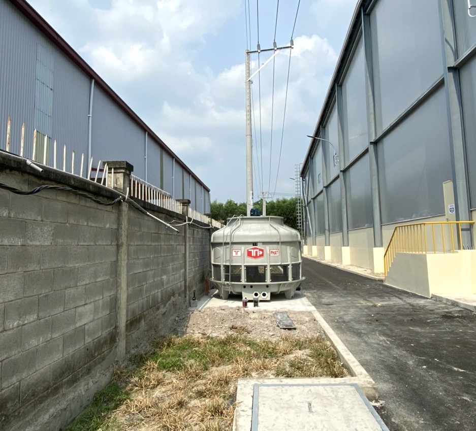 Tháp giải nhiệt được sử dụng ở các khu công nghiệp tỉnh Hậu Giang
