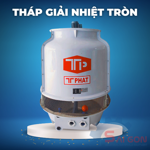 Tháp giải nhiệt tròn được sử dụng phổ biến ở nhiều doanh nghiệp lớn nhỏ