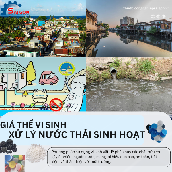 Giá thể vi sinh trong xử lý nước thải sinh hoạt