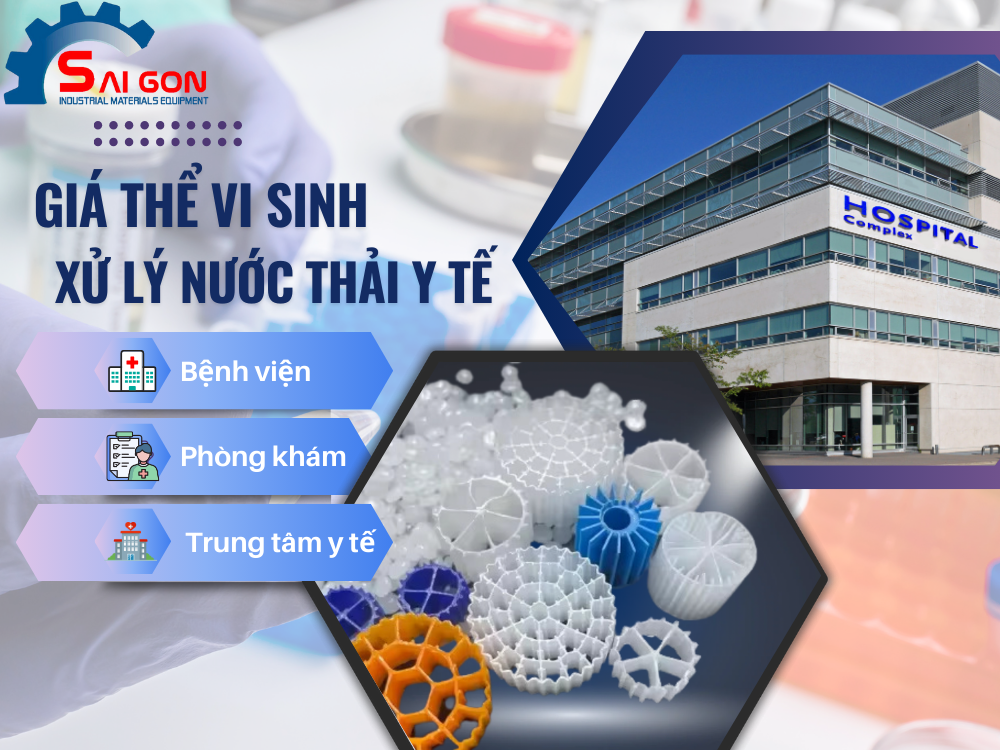 Giá thể vi sinh trong xử lý nước thải y tế