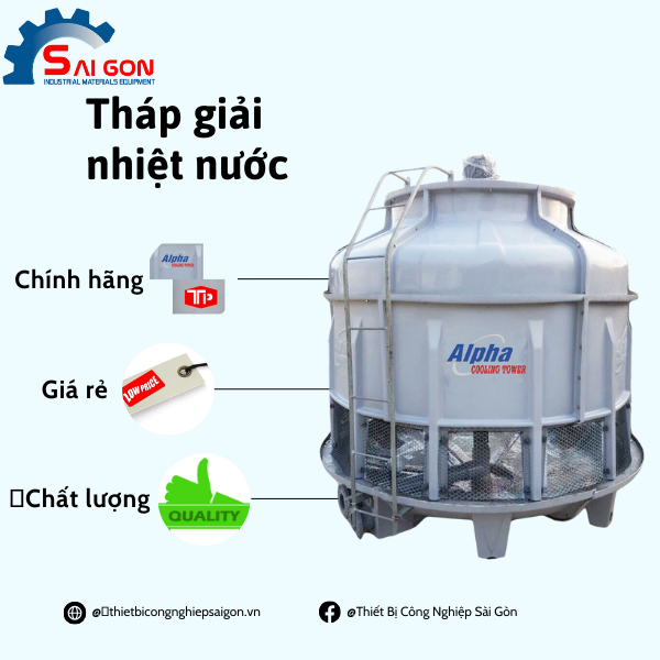 Mua tháp giải nhiệt nước chính hãng, giá rẻ