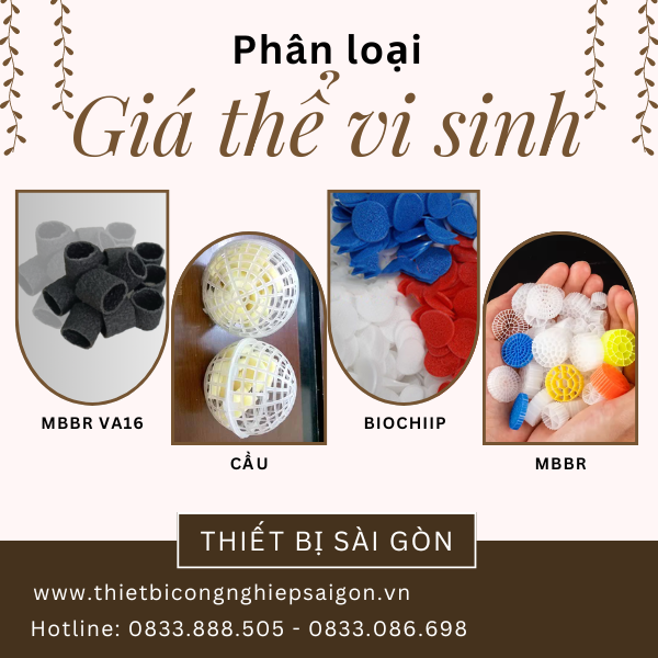 Phân loại giá thể vi sinh tại Long An