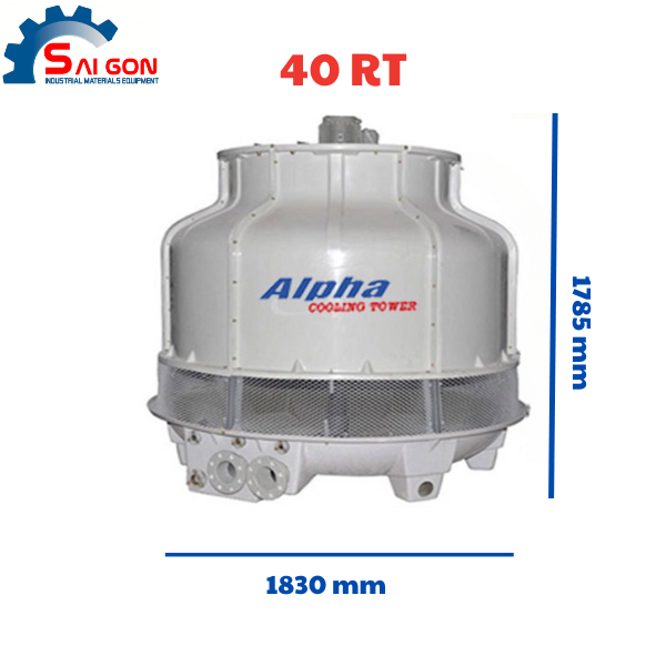 Kích thước Tháp giải nhiệt 40RT