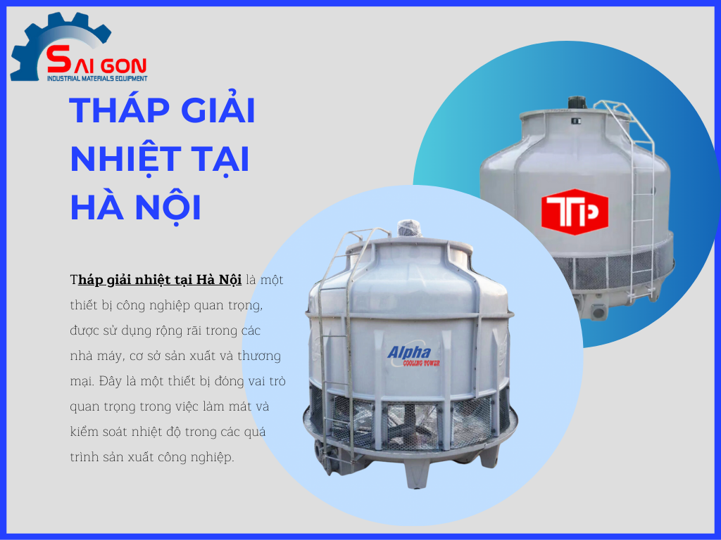 Tháp giải nhiệt tại Hà Nội chính hãng, giá rẻ