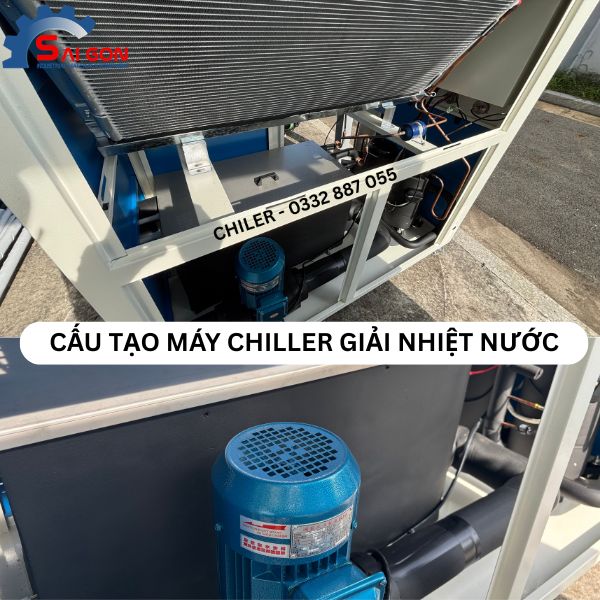 Cấu tạo Chiller giải nhiệt gió
