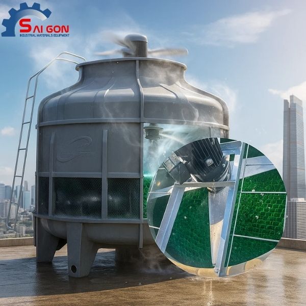 Cấu tạo tháp giải nhiệt