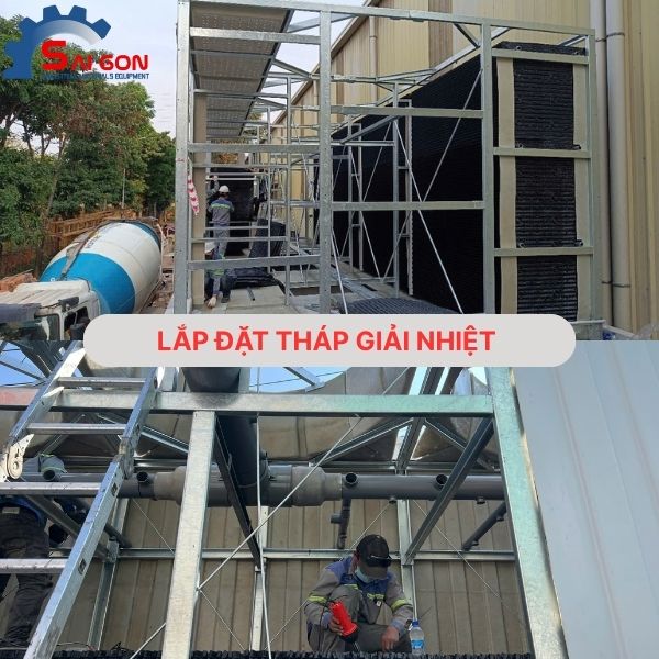 Hướng dẫn lắp đặt tháp giải nhiệt