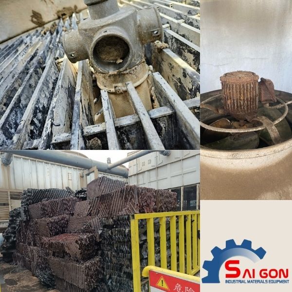 Lỗi tháp giải nhiệt thường xuyên gặp phải