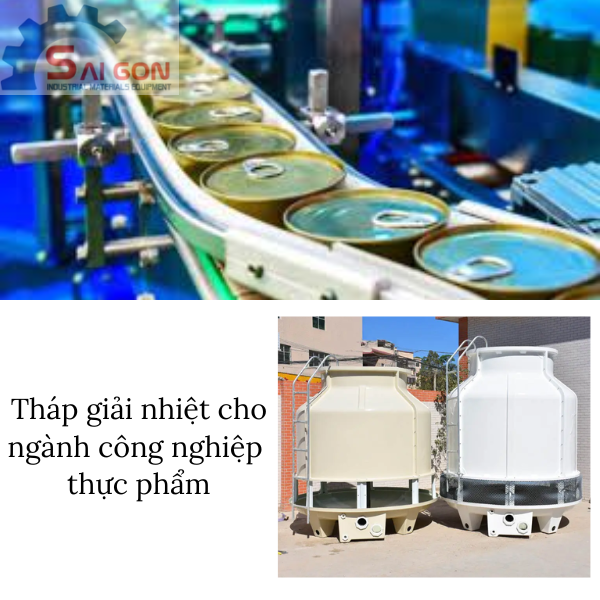 Tháp giải nhiệt cho nhà máy thực phẩm
