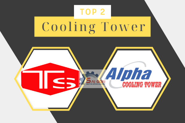Tashin và Alpha là 2 hãng cooling tower giá rẻ, chất lượng và dễ tìm mua