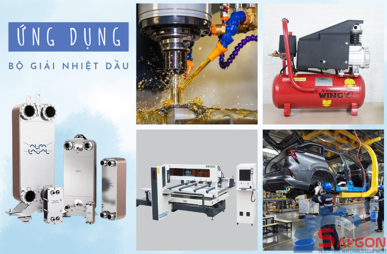 Bộ làm mát dầu thuỷ lực được sử dụng ở rất nhiều lĩnh vực