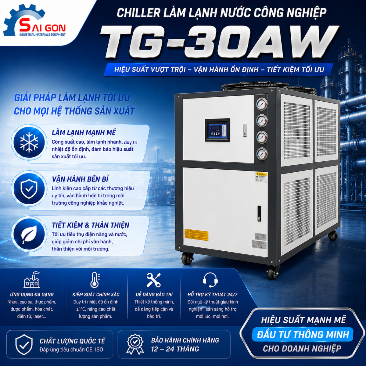 Chiller làm lạnh nước TG 30 AW