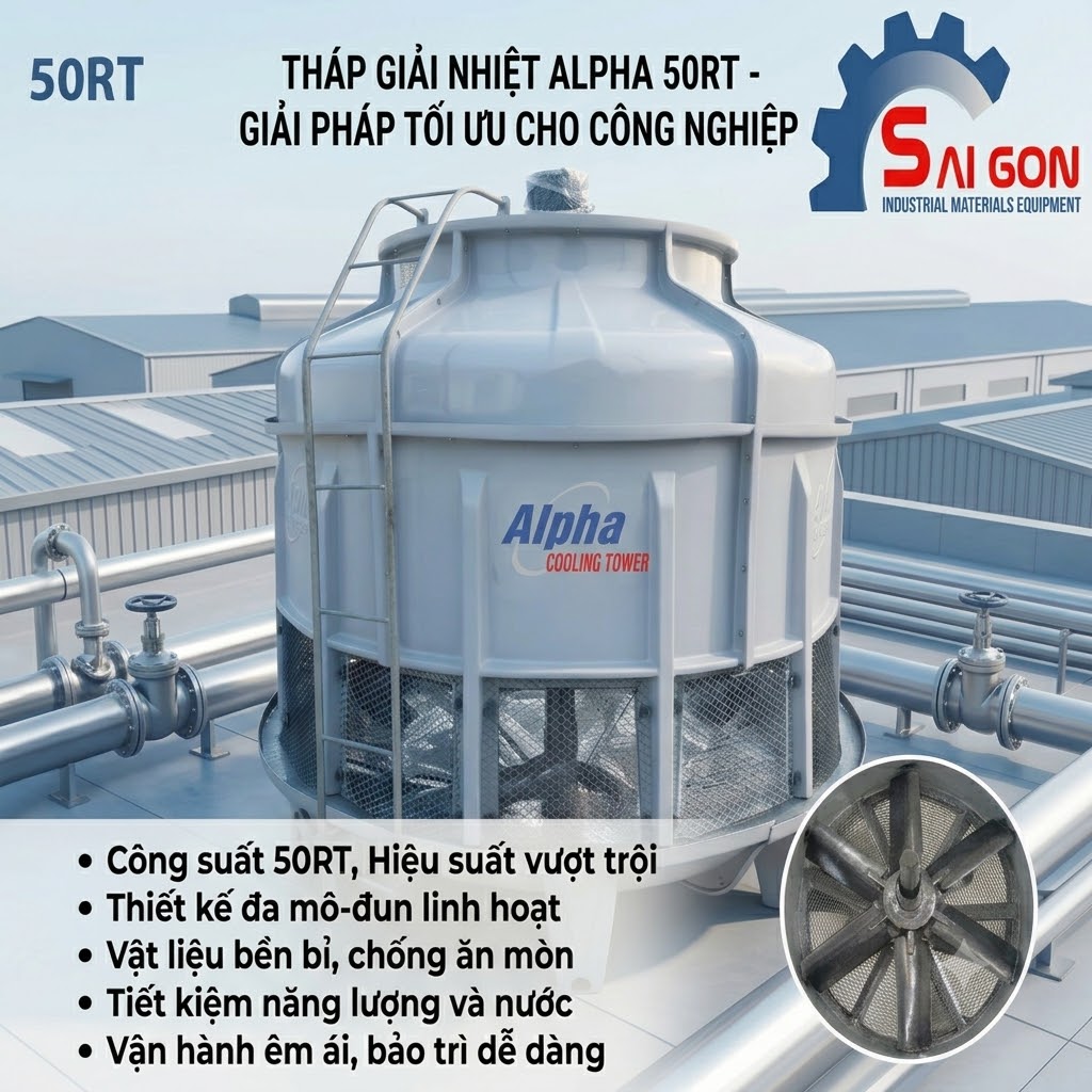 tháp giải nhiệt 50rt