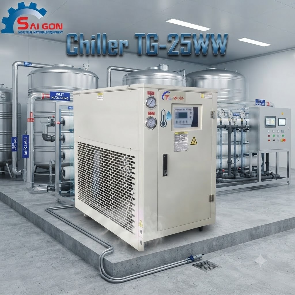 chiller giải nhiệt nước 25ww tg